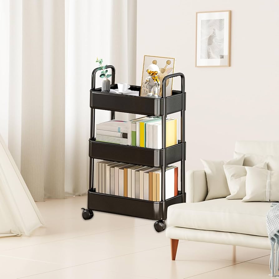 Amazon.co.jp: キッチンワゴン ローリングカート 収納カート